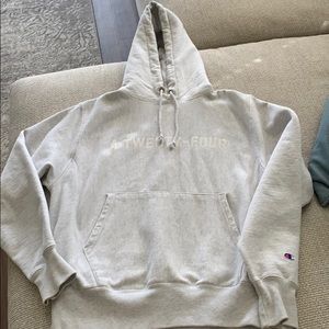 A24 film company branded champion sweater